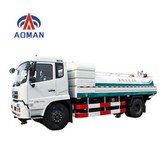 How to dispose of the waste liquid from a spraying truck ...